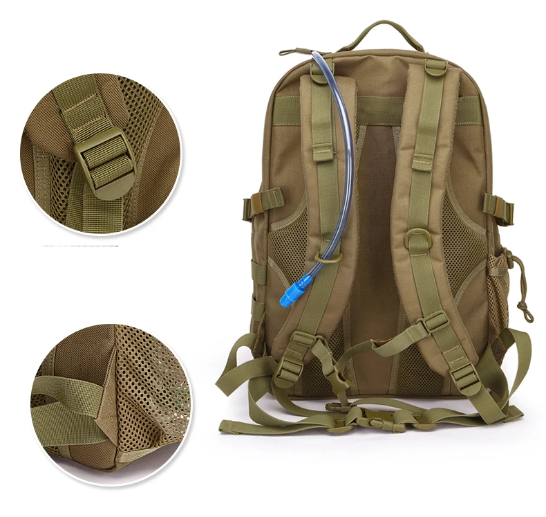 1050D нейлоновый Водонепроницаемый Тактический Рюкзак Molle, спортивная сумка для мужчин, рюкзак для отдыха на природе, походов, путешествий, альпинизма, 35L