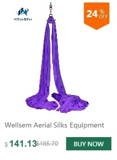 Wellsem Aerial Silks оборудование анти-гравитация Йога гамак качели Йога для домашней гимнастики Летающий танец и коррекция фигуры 9 ярдов