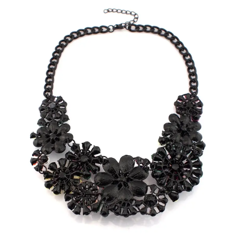 Женский чокер с цветком из смолы MANILAI массивные ожерелья модные аксессуары