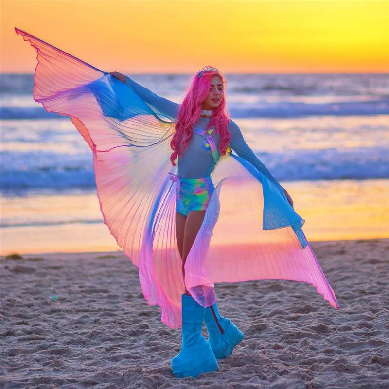 Женская Регулируемая шаль для танца живота разноцветная ручной работы 11 цветов