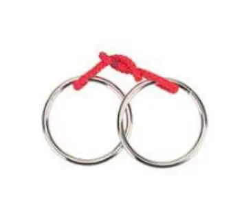 Пазлы с двумя кольцами из металлической проволоки игровая игрушка для взрослых и