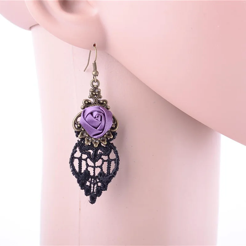 Серьги подвески в готическом стиле женские висячие ювелирные украшения форме