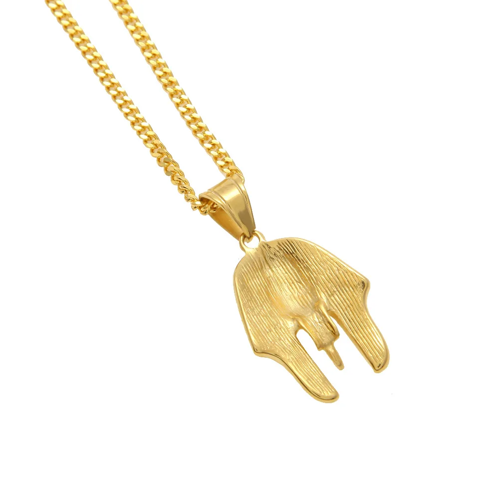 Цепочка с кулоном в виде Фараона из нержавеющей стали|fashion jewelry|jewelry fashioncuban link chain