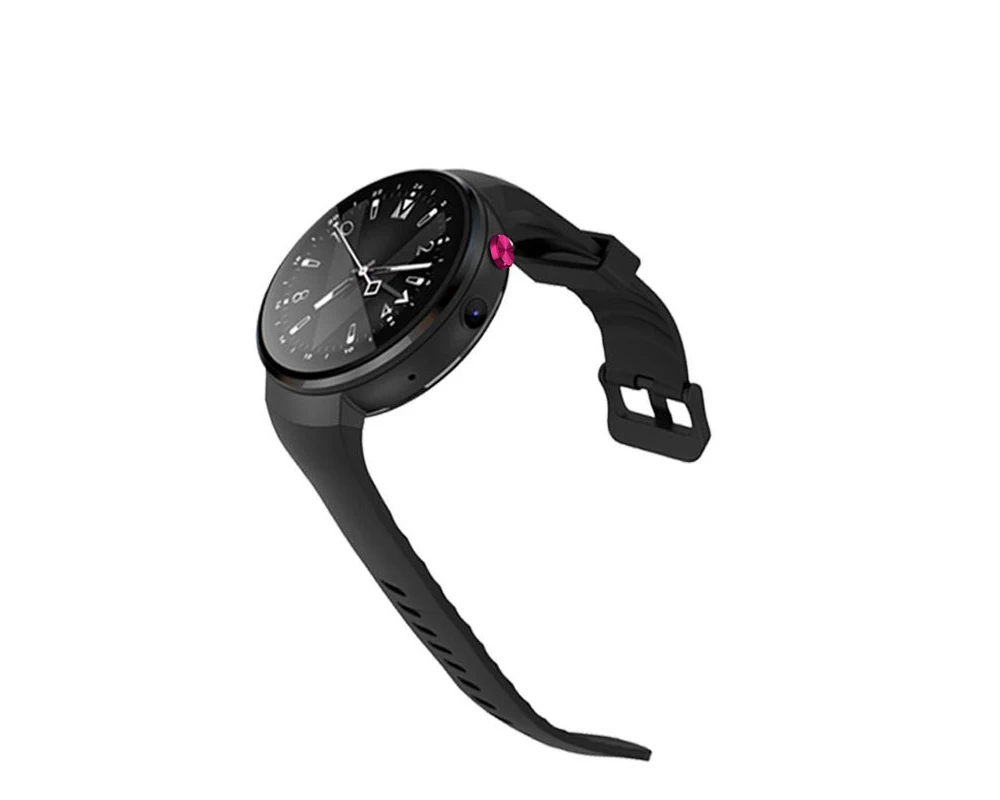 LEM7 1+ 16g памяти 4g Android 7.1.1 мужские спортивные цифровые наручные часы черный силиконовый монитор сердечного ритма внешний аккумулятор 1,39 дюймов экран