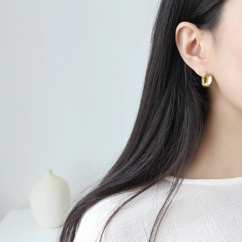 Женские серьги гвоздики из серебра 100% пробы|Серьги-гвоздики| |