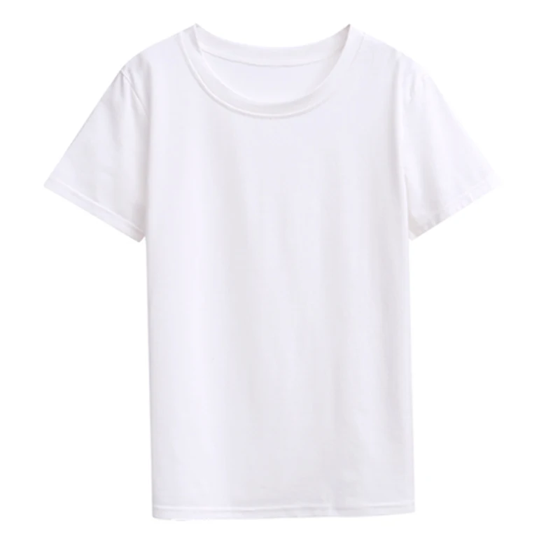 Женская футболка большого размера летняя Модная хлопковая с коротким рукавом и