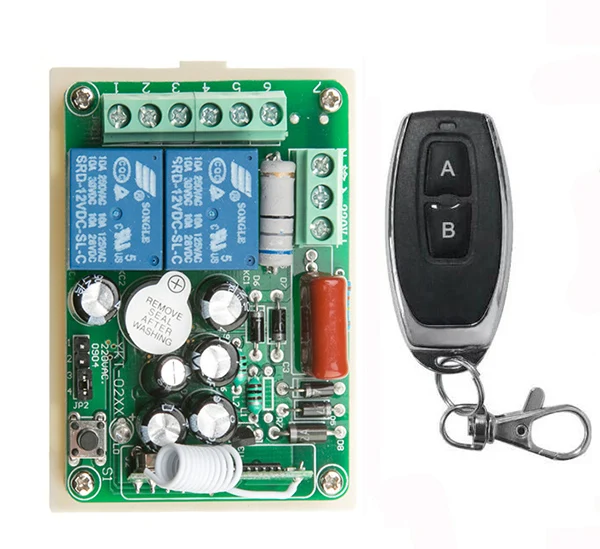 Беспроводной Радиочастотный релейный переключатель система безопасности для