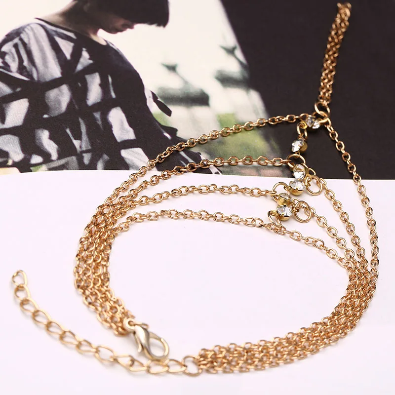 Рука Ведомого Жгут Кисточкой Цепи Верхней Манжеты Браслет Леди Девушка Summer Beach