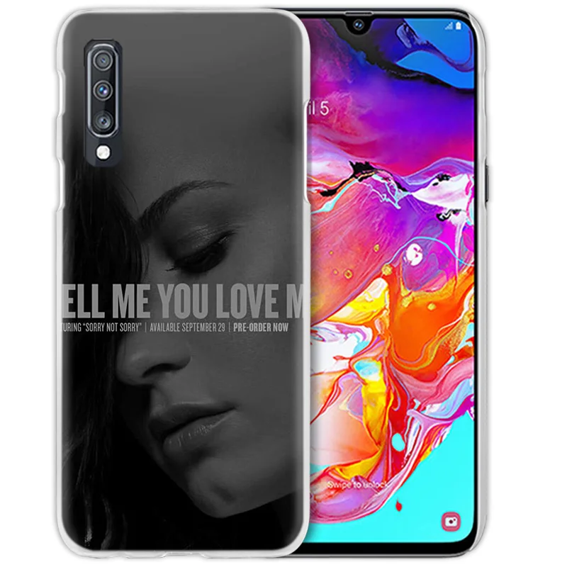 Demi Lovato Case for Samsung Galaxy M40 A50 A80 A70 A60 A40 A30 A20e A10 J4 J6 Plus J8 S10e S10 5G Hard PC Phone Cover Capa