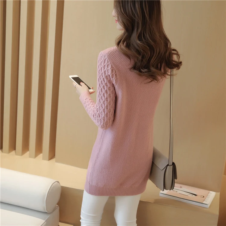 Плотная теплая Женская водолазка зима 2019 женские свитера и пуловеры вязаный