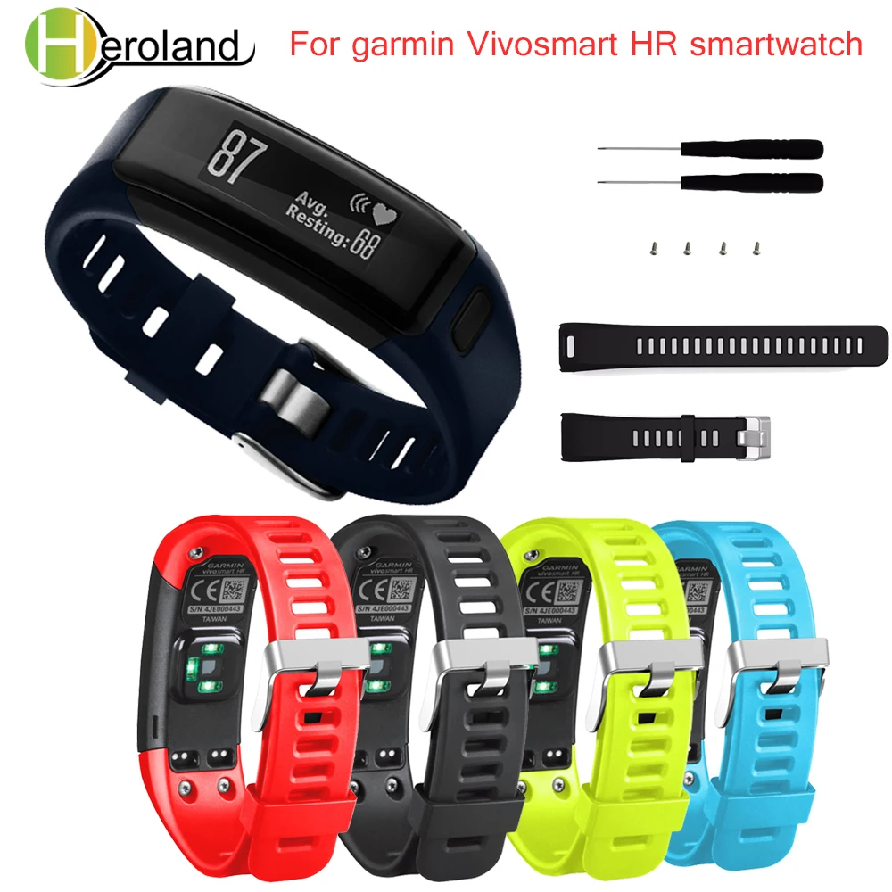 Для garmin Vivosmart HR smartwatch с инструментами Ремешки для наручных часов сменный
