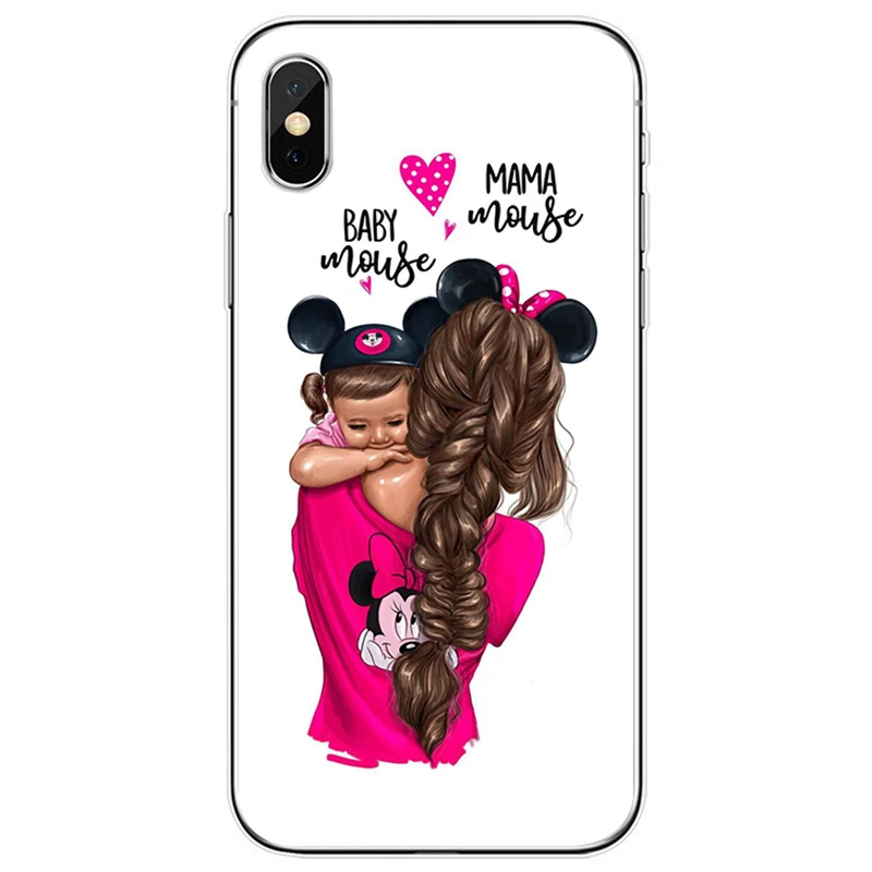 Модный мягкий силиконовый чехол для телефона iPhone X XS XR MAX 5 5C 5S SE 6 6S 7 8 plus с черными и