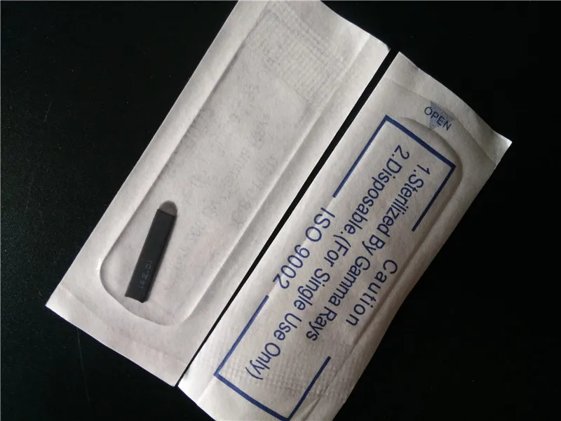 100 шт./лот 18 пин U-образный черный цвет лезвие для перманентного макияжа ручка