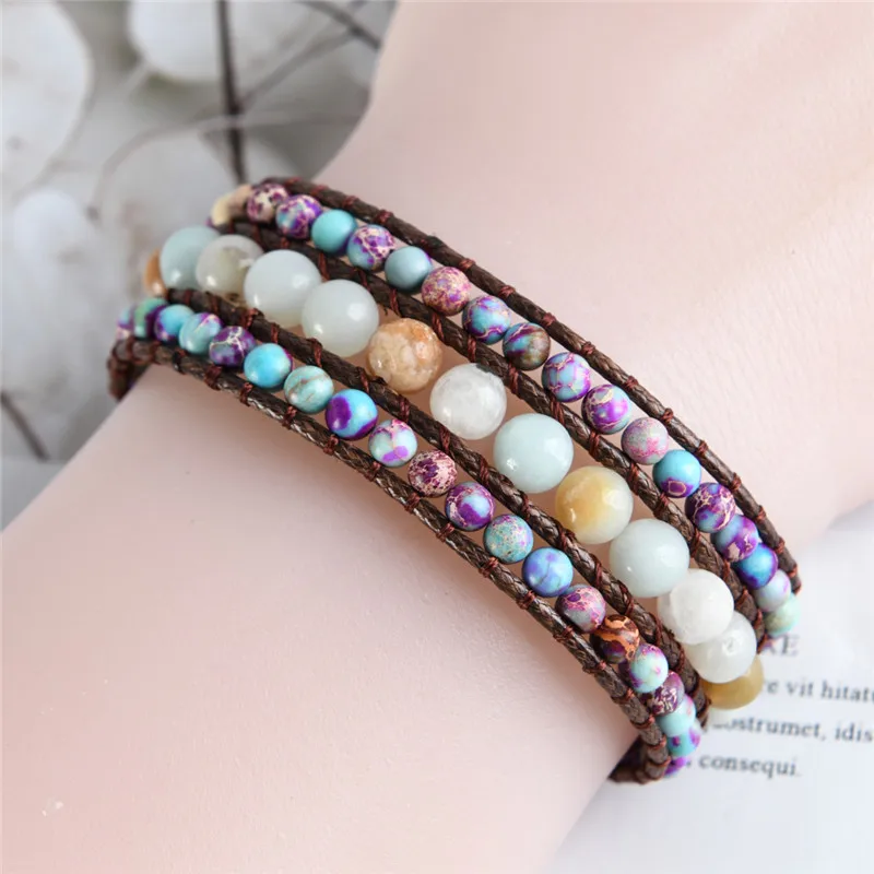 Женские дизайнерские стандартные браслеты-манжеты в винтажном богемном стиле