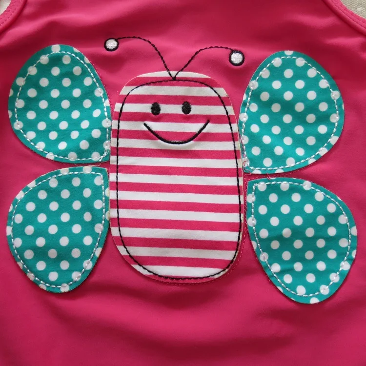 Newborn Baby Girl One Piece Bikini Girls Cartoon Swimwear Swimsuit Kids Swimsuits Child Beachwear Swim Diaper | Спорт и развлечения