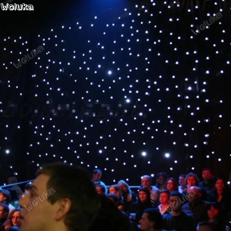 Светодиодный белый светильник Свадебная сцена звезда занавес бар фон ткань