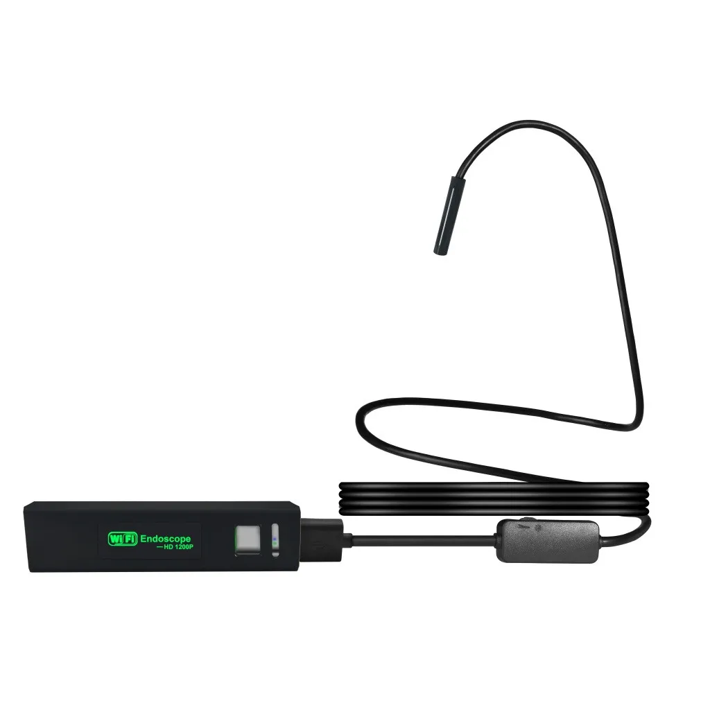 HISEEU IP68 беспроводной Эндоскоп Wi Fi эндоскопия камера HD1200P Змея с 8 светодиодный