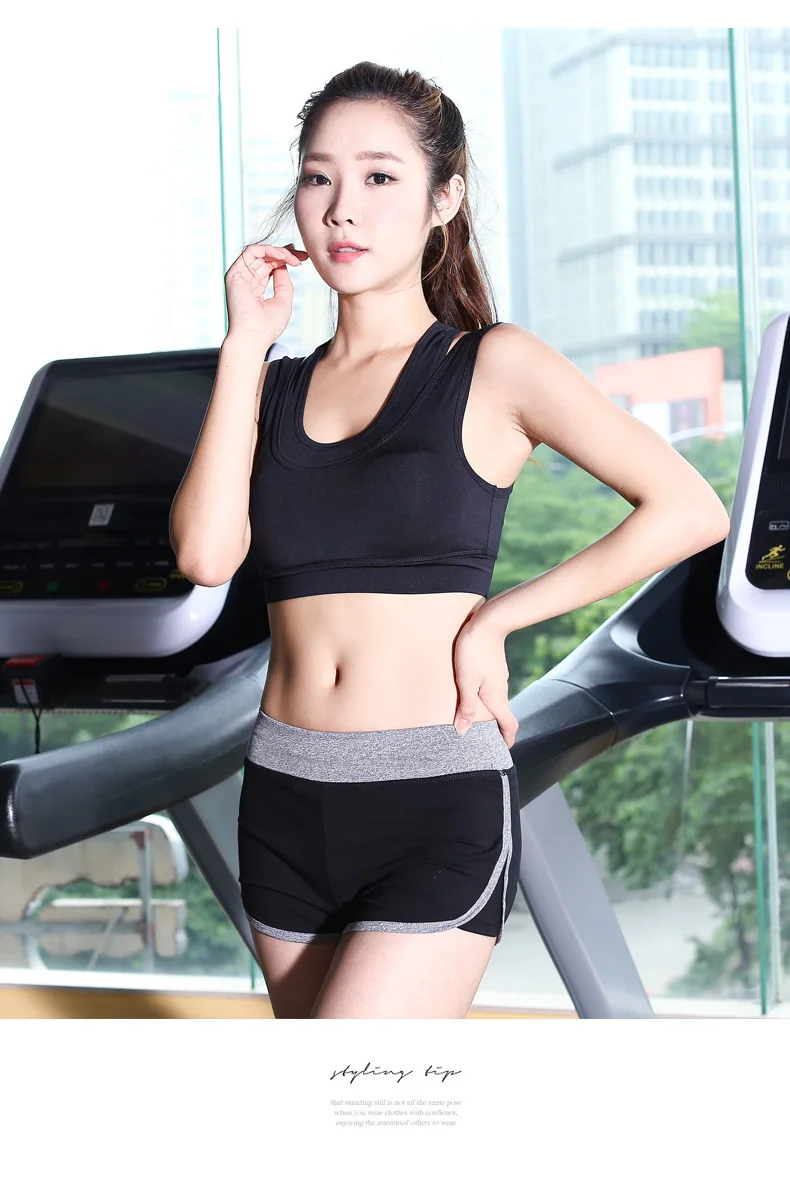 Новинка 2019 ударопрочный женский топ для бега йоги майка с нагрудной накладкой