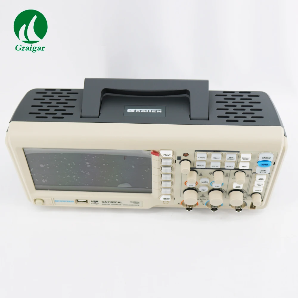 Цифровой GA1102CAL 100 M Hz 1G цифровой осциллограф с цветным TFT ЖК дисплеем|Осциллографы|