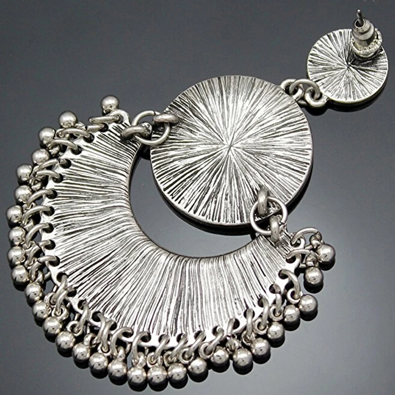 Женские винтажные этнические висячие серьги с парчой Балийского джумка джумки