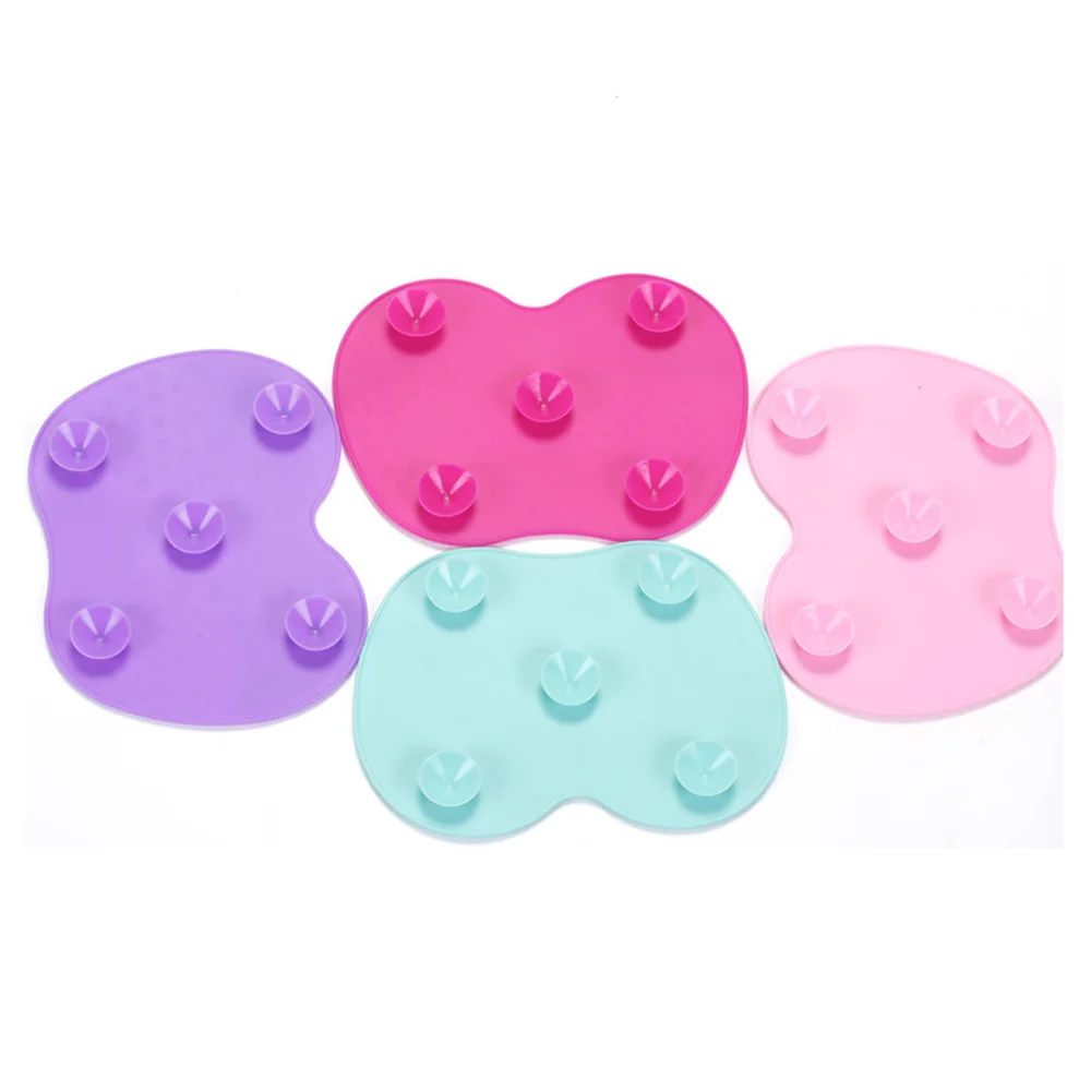 Силиконовая щеточка для очищения макияжа доска губка удаления коврик моющая