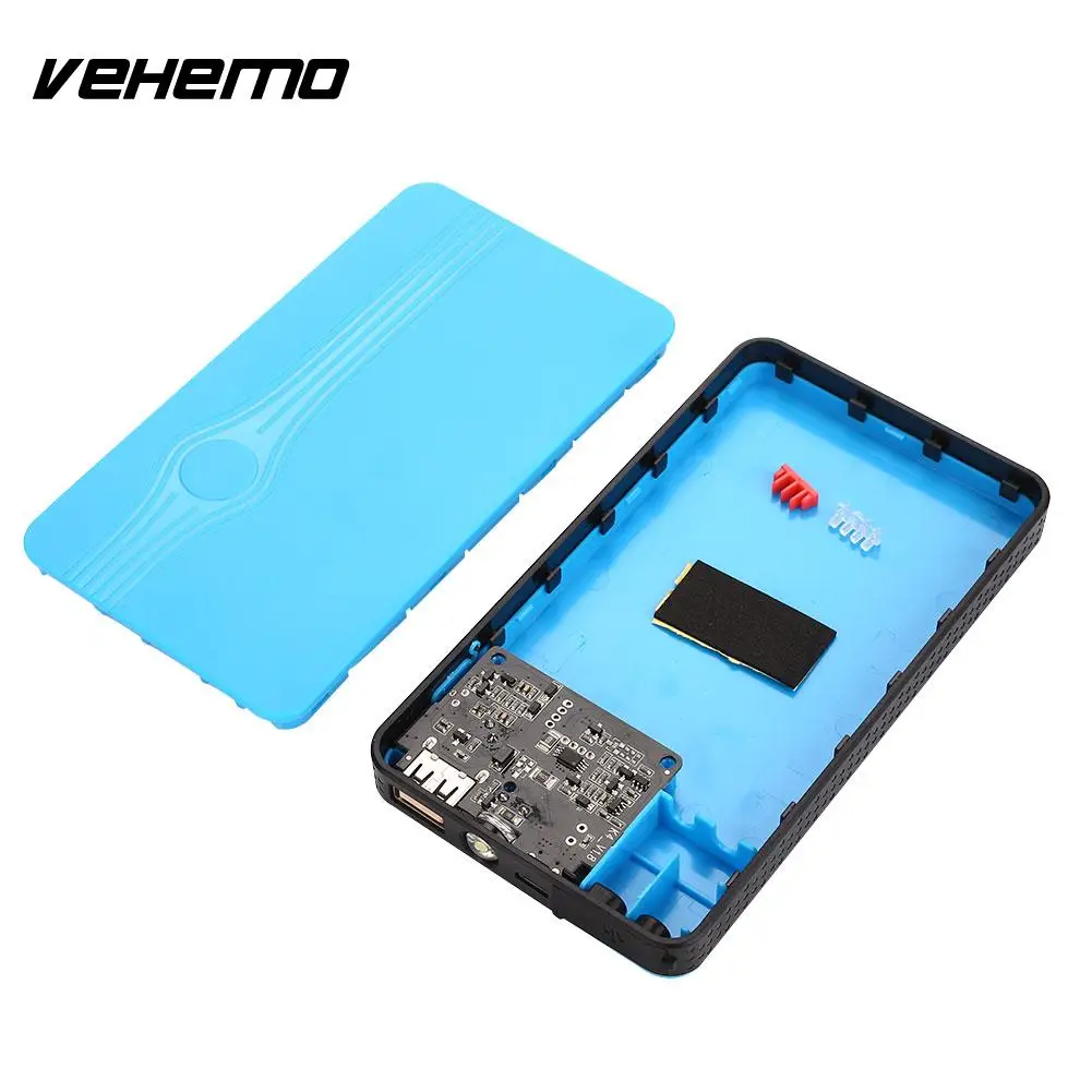 Vehemo без Батарея 1 Светодиодный Свет Автомобиль Прыгать Starter Kit DIY Мощность