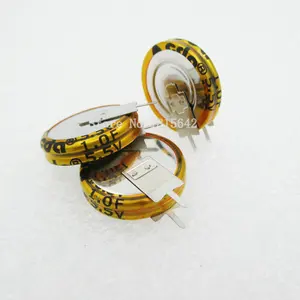 2 шт.лот 1F 5,5 В фарадный конденсатор, 5,5 В 1F 1,0f супер конденсатор, двухслойный конденсатор