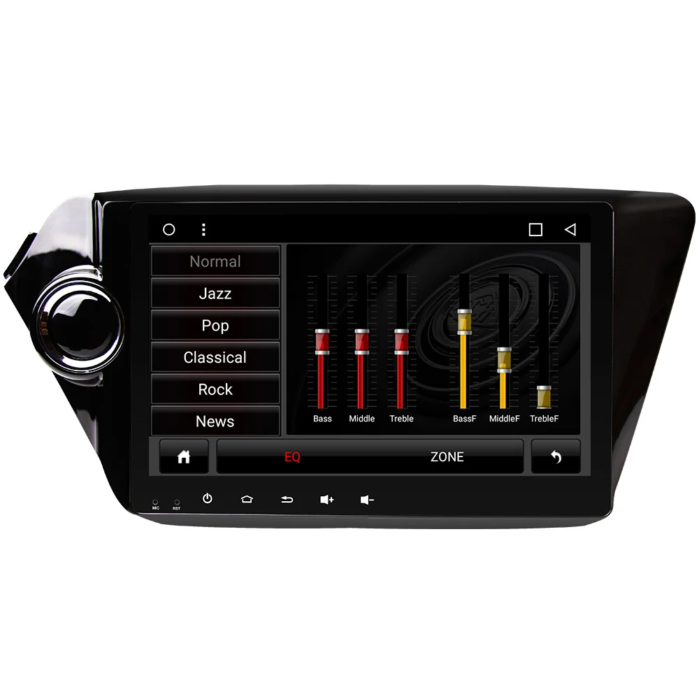 Автомагнитола Eunavi 2 Din 9 дюймов Android 8 1 стерео gps навигация для Kia k2 RIO 2010 2011 2012 2013 2014