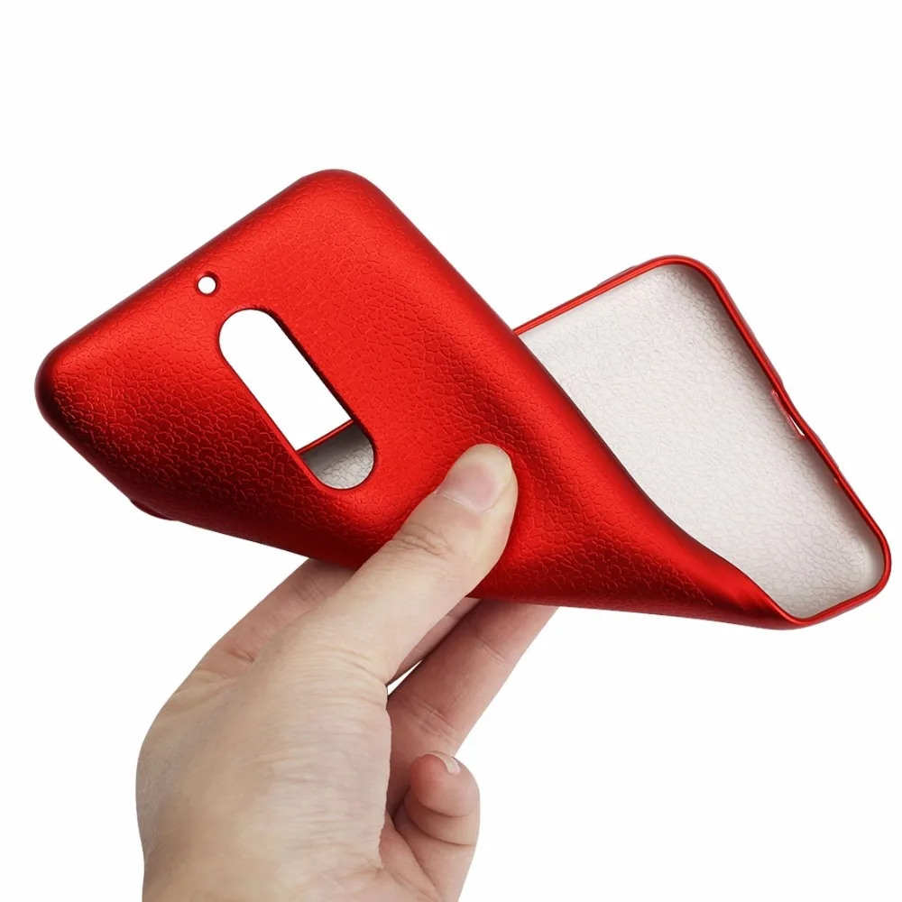 OCUBE UMIDIGI S2 текстура личи однотонная металлическая краска ТПУ Защитная задняя