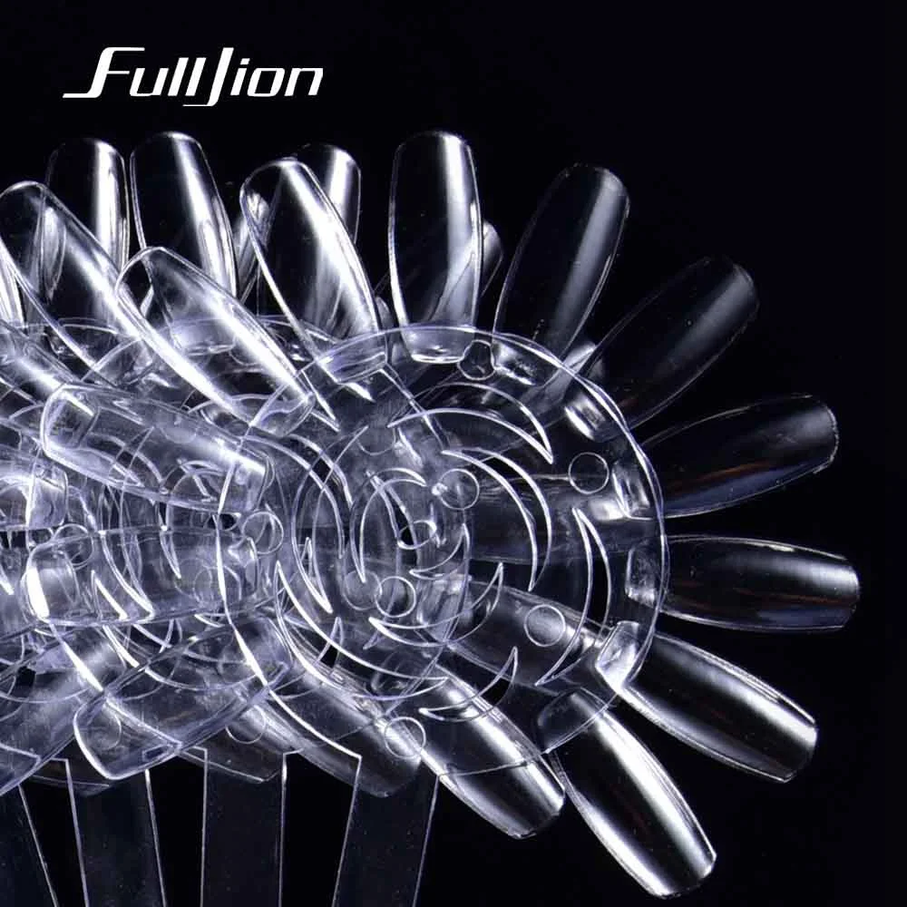 Fulljion 10Pcs False Nails Art Tips Buckle Color Card Nail Practice Manicure Template Display Board Training Palette Tools | Красота и