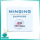 Сапфировое стекло для часов, толщина 1,0 мм, 14-22,5 мм, прозрачное сапфировое стекло для замены