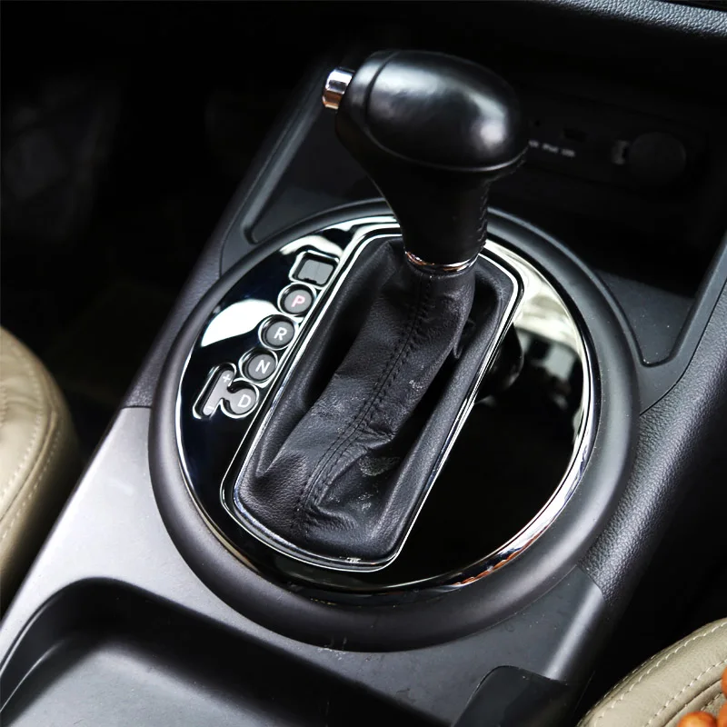 Для KIA Sportage R 2011 2012 2013 Автомобильная панель переключения передач для воды внутренняя декоративная крышка аксессуары из нержавеющей стали - Название цвета: A  Black