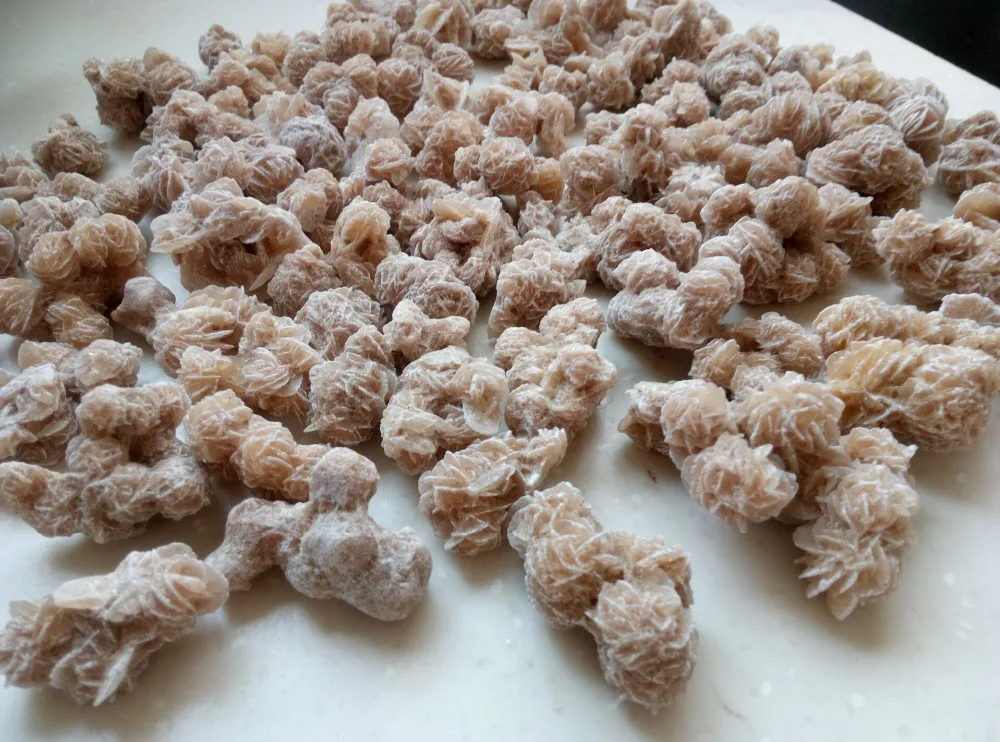 1/4 фунт пустынный розовый кристалл гипсовый песок розы минеральный образец из