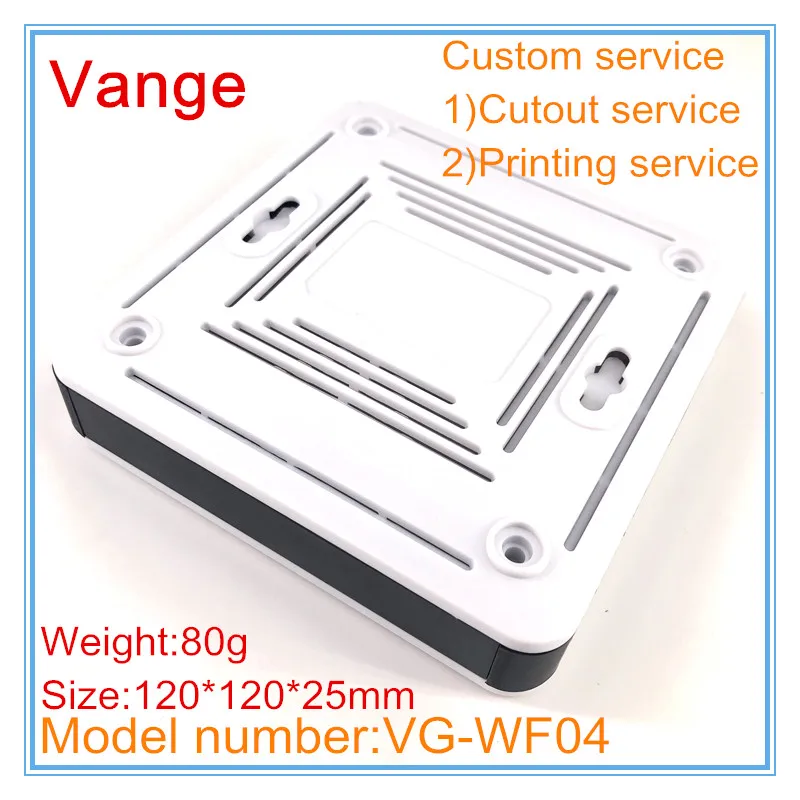 2pcs/lot mold injected junction box IP54 ABS plastic housing shell diy 120*120*25mm for signal launcher equipment | Обустройство дома