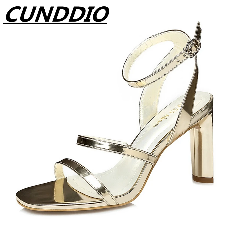 CUNDDIO Корейский стиль издание Шоу ног Сексуальная ремешок на Высоком каблуке