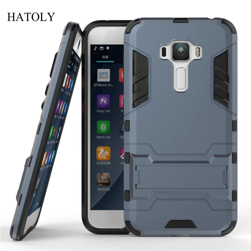 Чехол HATOLY для Asus Zenfone 3 ZE552KL Гибридный Силиконовый Резиновый жесткий чехол Z012D &lt |