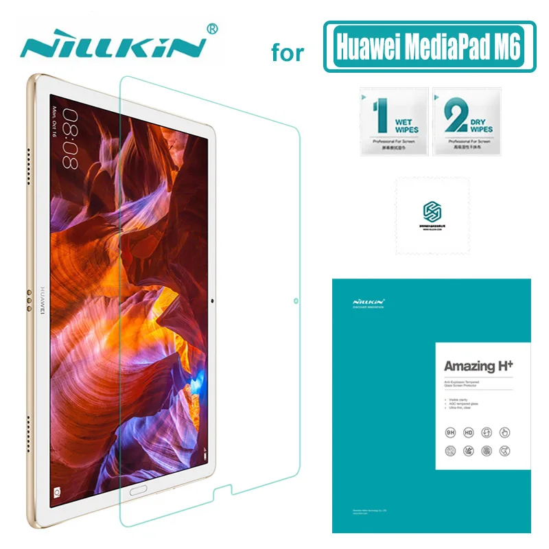 Huawei MediaPad M6 Pad glass Nillkin 9H 2.5D ультратонкий протектор экрана из закаленного стекла для