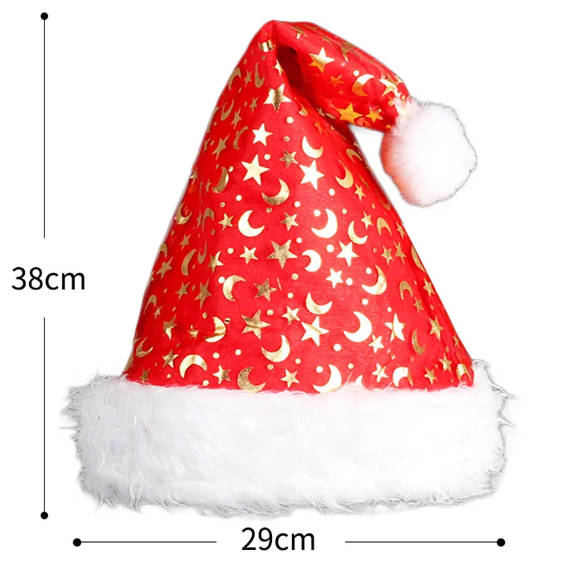 1 шт./Бесплатная доставка снежная пряжа Рождественская шапка Санта Клаус