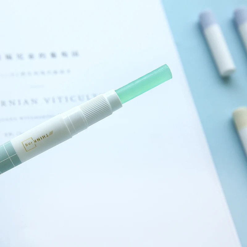 ROWBOE милые канцелярские принадлежности креативный однотонный клей в форме ручки