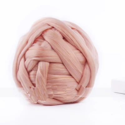 dark pink Зимняя теплая большая пряжа 1 шарик мохнатая шерстяная пряжа 500 г супер мягкая объемная Рука вязание гигантская Шерсть-ровинг массивная трикотажная петля - Цвет: dark pink