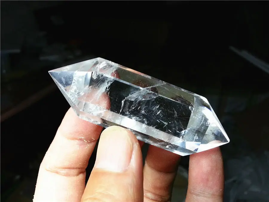 Бесплатная доставка 05234 Китай чистый натуральный кристалл алмаз херкимера | Дом и