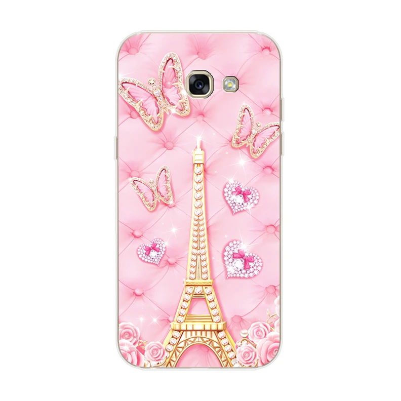 For Samsung Galaxy A5 2017 Soft Silicone Case Printing Cute Cover Cases A 5 A520F 5.2&quot Fundas Coque Bumper Capa |
