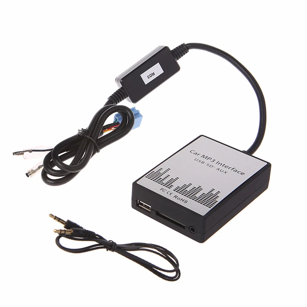Новые USB SD AUX автомобильный MP3 музыка Интерфейс Автомобильный плеер адаптер CD машины изменение для peugeot 106 206 RD3 Citroen C3 C4 C5 8PIN