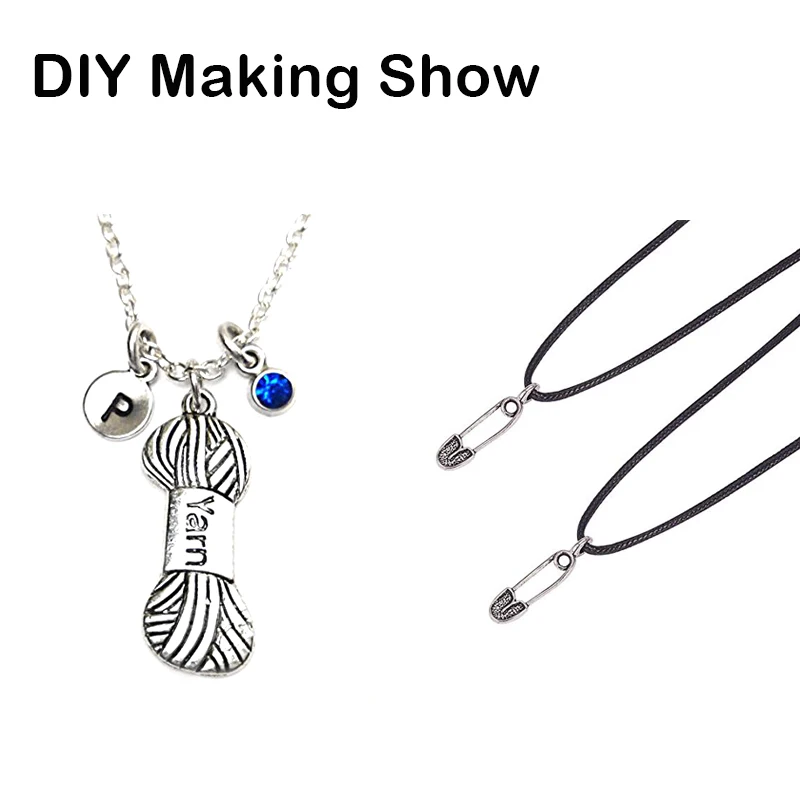 Подвески из сплава в тибетском стиле для шитья вязания ножницы трубка булавка