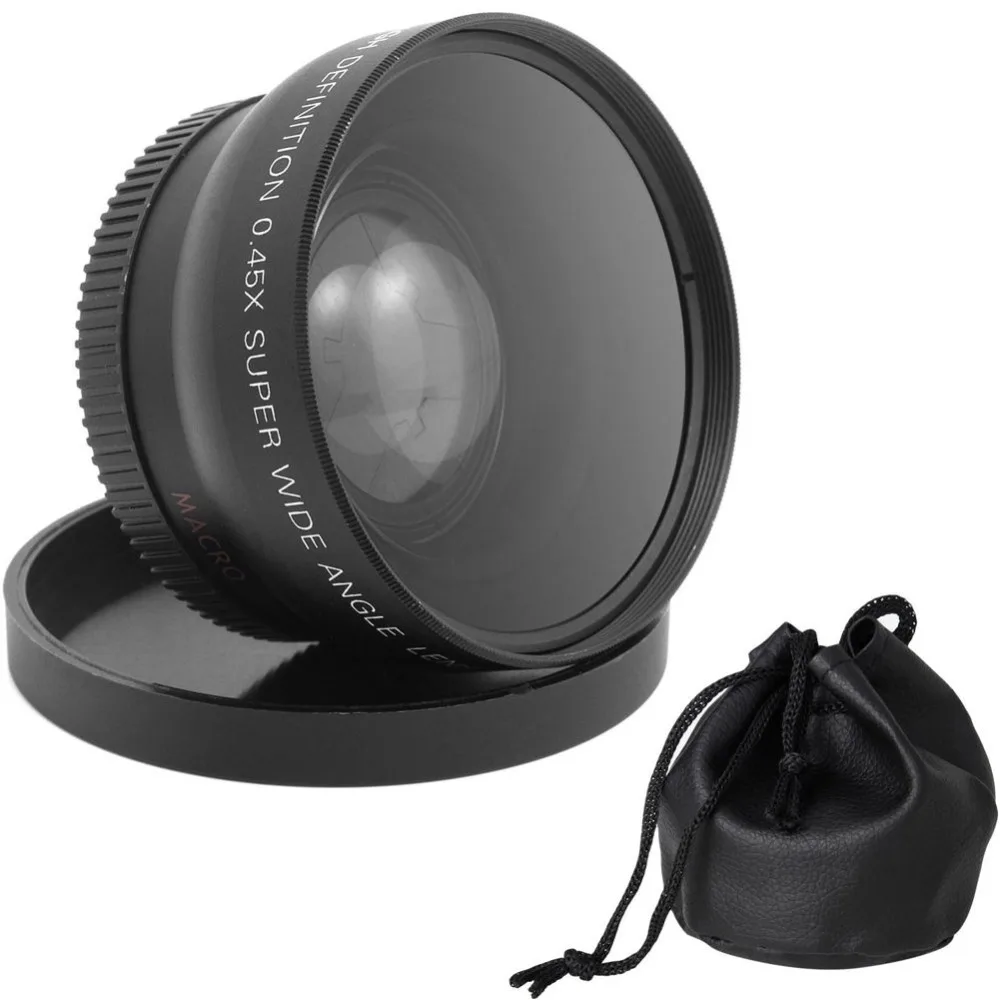 Широкоугольный и макрообъектив 58 мм 0.45X HD для Canon EOS 1100D 700D 1200D 600D 550D Rebel T5i T4i T3i T2i 18-55 |