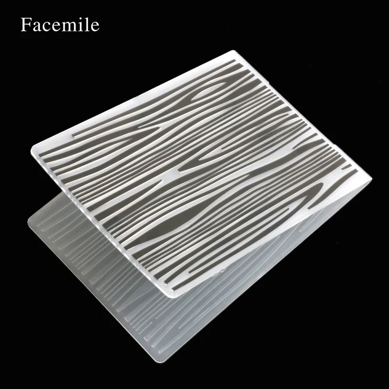 Facemile 1 шт. пластиковый подарок сердце точка звезда лай дерево текстура тиснение