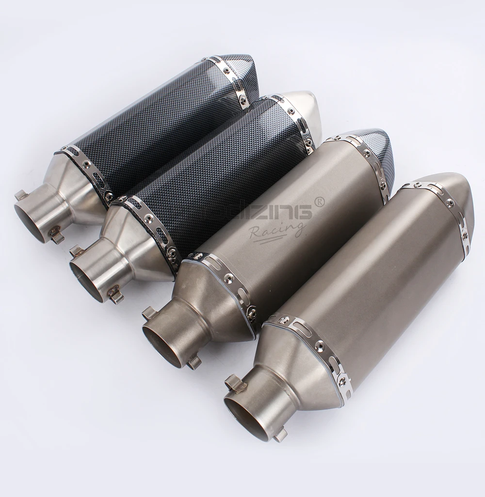 Курьером 36-51 мм мотоцикл akrapovic выхлопной модифицированный скутер выхлопной муфелью
