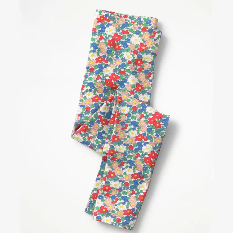 New Fall Autumn Spring baby girls Printing cartoon Leggings Quality Cotton rainbow Unicorn Pants 2-7year Clothes Clothing - Цвет: 09