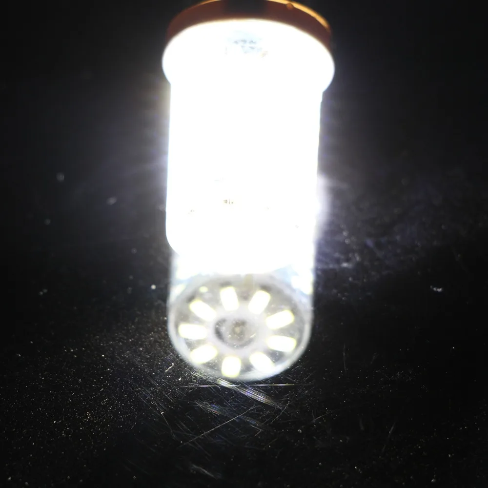 Joneaz 4x ampoule led e12 кукурузная лампа Ac Dc 12v 5w лампочка с силиконовым корпусом 3014 57
