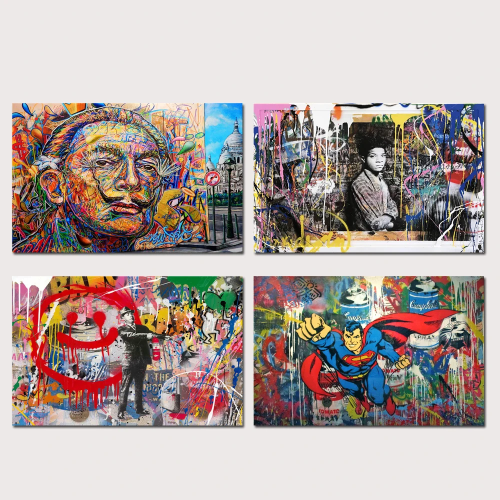 Граффити украшение на стену живопись маслом плакат Холст Картина Печать